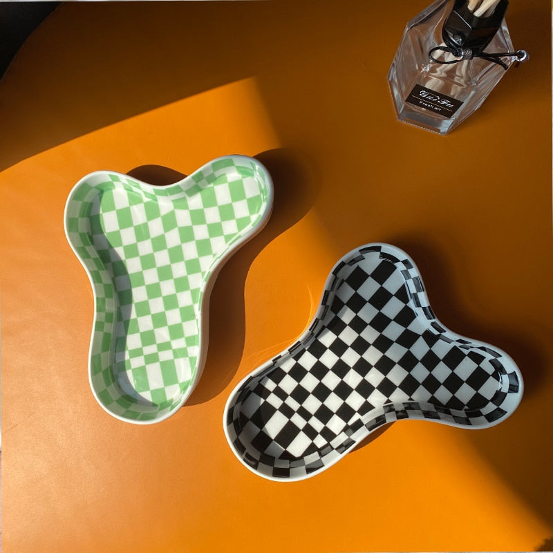 Cloud Plate Tray Ceramic Jewelry Organizer