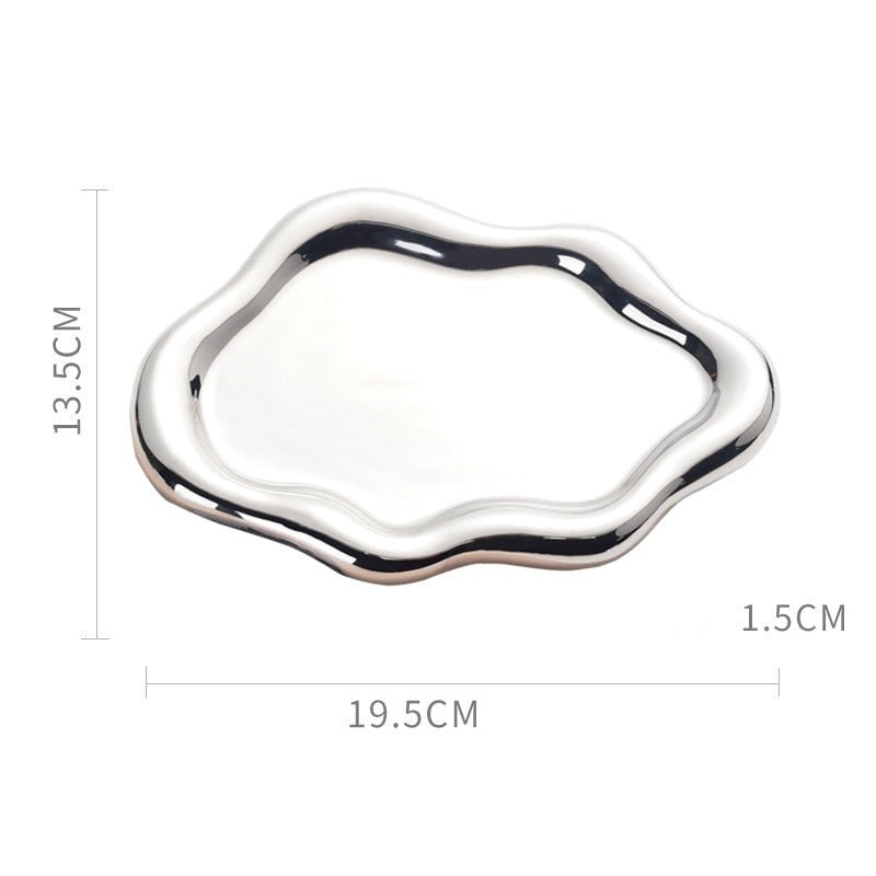 Light Luxury Cloud Tray Jewelry Organizer