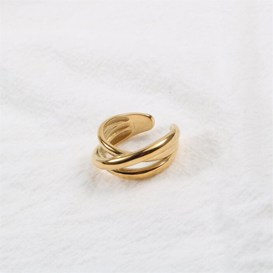 Newest Cross Multilayer Ring