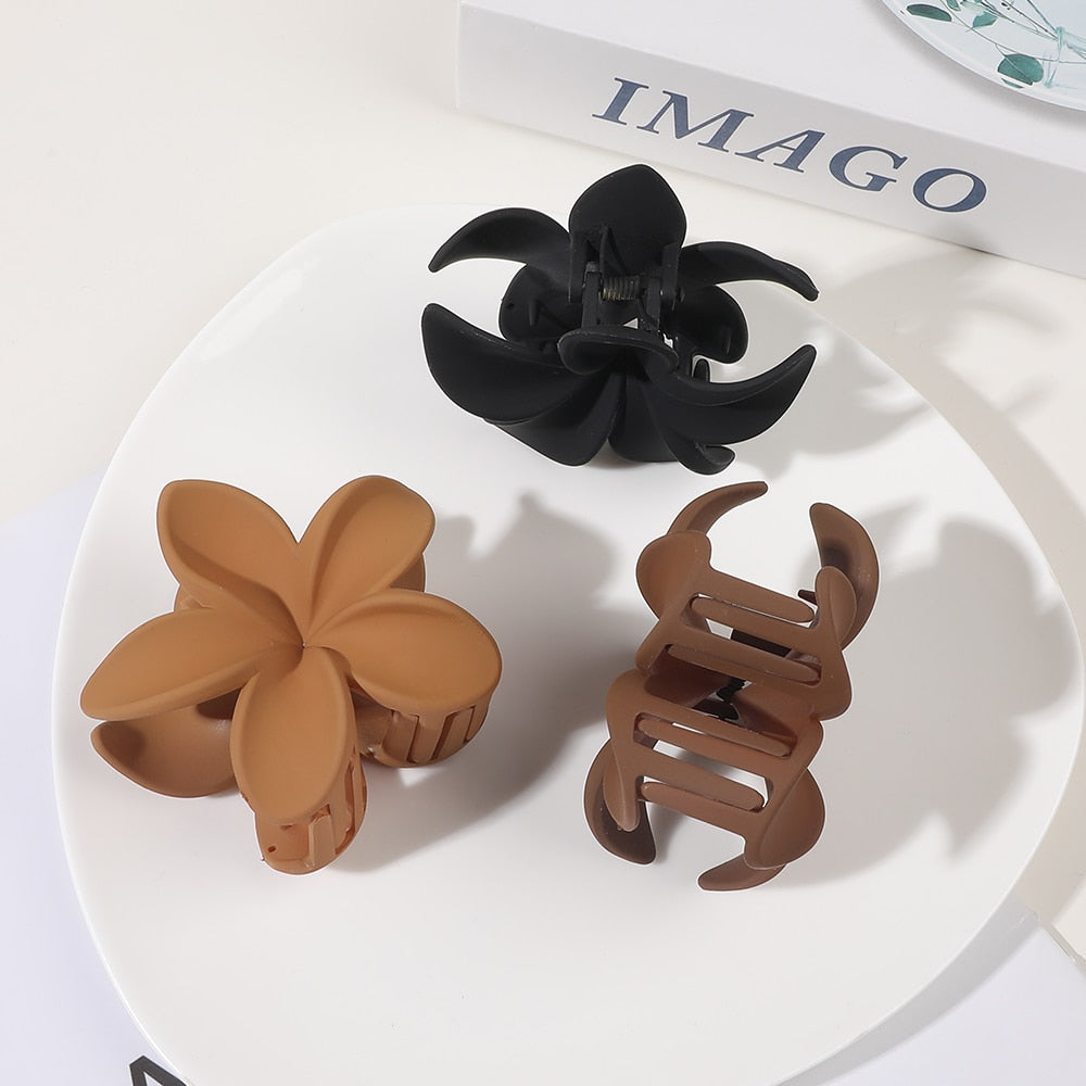 Matte Flower Clips