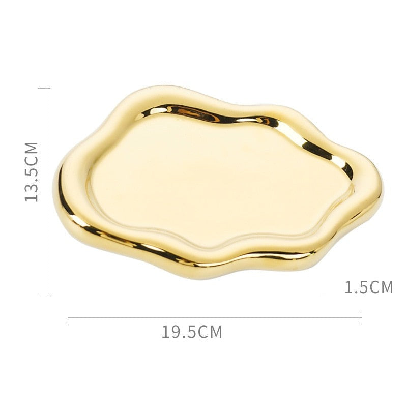 Light Luxury Cloud Tray Jewelry Organizer