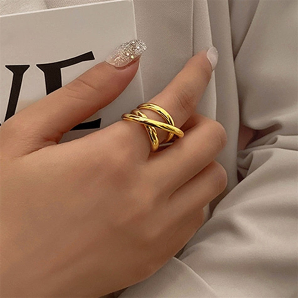 Newest Cross Multilayer Ring
