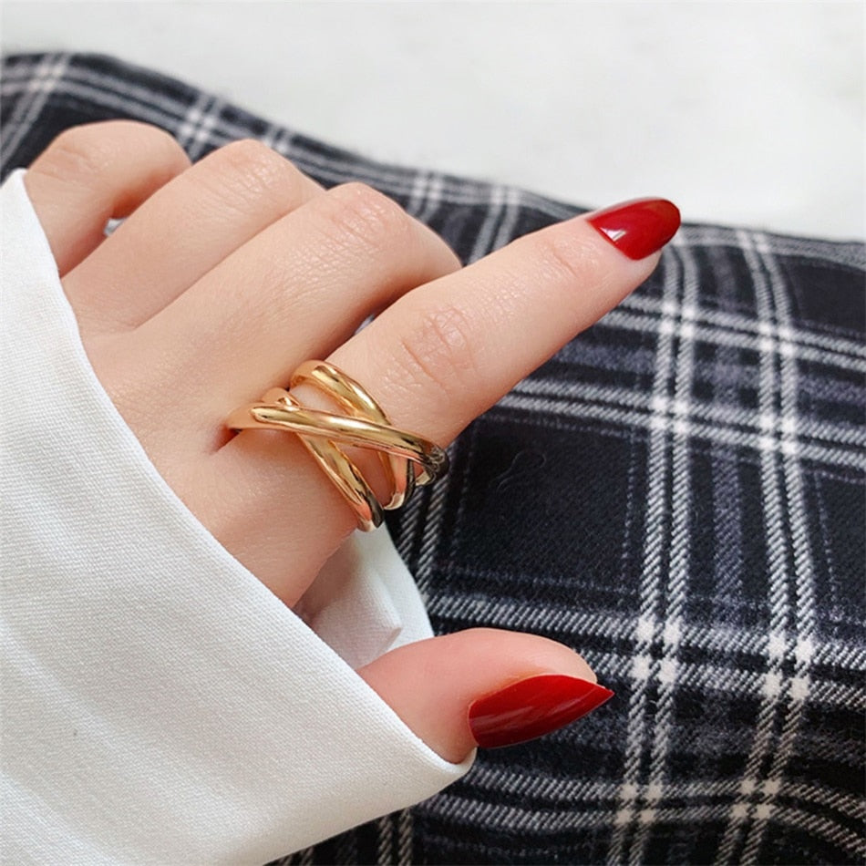 Newest Cross Multilayer Ring