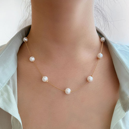 Gold Sparkling  Necklace